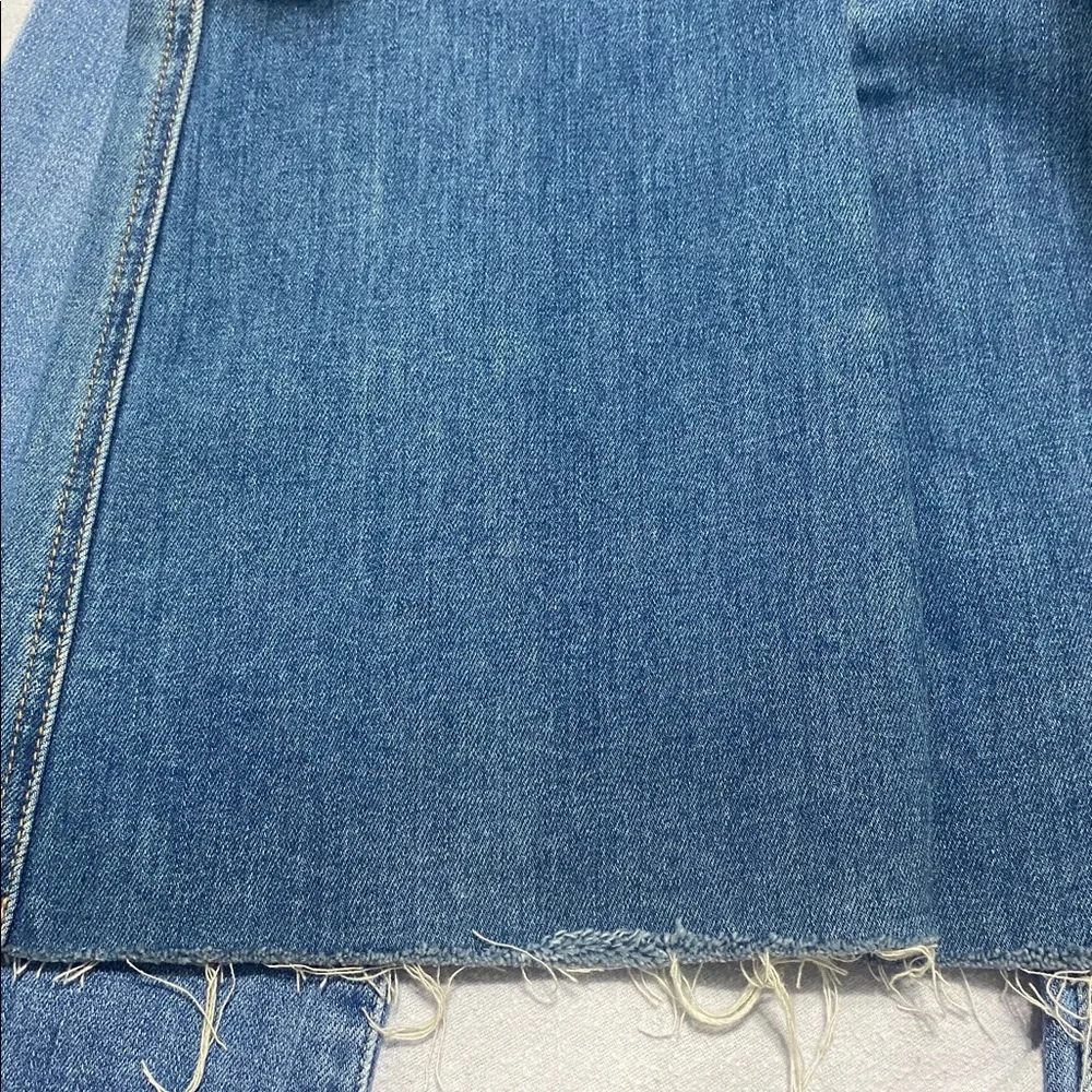 Veronica Beard Carson Mid-Blue Kick-Flare Jeans - Picture 4 of 4